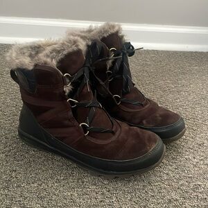 Sorel Women’s Tivoli Cattail Brown Ankle Bootie size 8.5